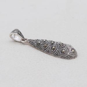 925 Sterling Silver Marcasite Pendants