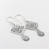 925 Sterling Silver Fillgree Designer Pendant Set