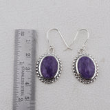 Charoite Gemstone 925 Sterling Silver Jewelry Set