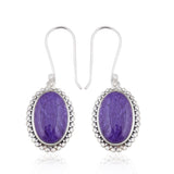 Charoite Gemstone 925 Sterling Silver Jewelry Set