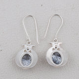 Natural Dendritic Opal  Oval Shape Pendant Set