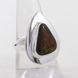 925 Sterling Silver Ammolite Pendant Jewelry Set