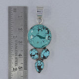 Larimar 925 Silver Pendant