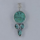 Rainbow Moonstone 925 Silver Pendant