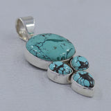 Larimar 925 Silver Pendant