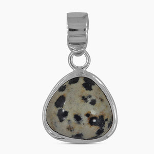 Dalmatian Jasper Silver Pendants