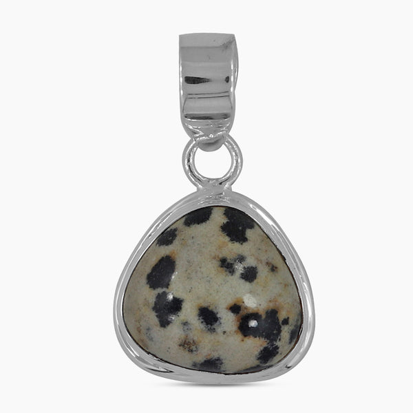 Dalmatian Jasper Silver Pendants
