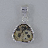 Natural Dalmatian Silver Pendant