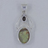 Labradorite Gemstone Silver Pendant