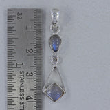 925 Silver Rainbow Moonstone Pendant