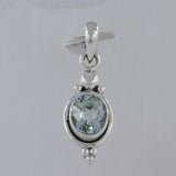 925 Silver Green Amethyst Pendant