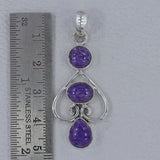 925 Sterling silver Charoite Pendants