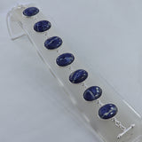 Sodalite Gemstone Silver Bracelet