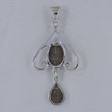 Blue Topaz Gemstone Silver Pendant