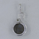 925 Silver Natural Labradorite Pendant