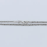 3mm Thickness 925 Sterling Silver Byzantine Chain Balinese Necklace