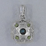 Multi Tourmaline 925 Silver Pendant