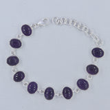 Amethyst Bracelet in Sterling Silver