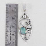 Ethiopian Opal 925 Sterling Silver Pendant