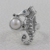 Rainbow Moonstone Silver Ring