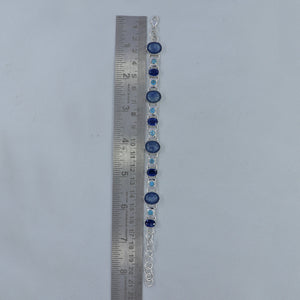 925 Sterling Silver Kyanite Bracelet