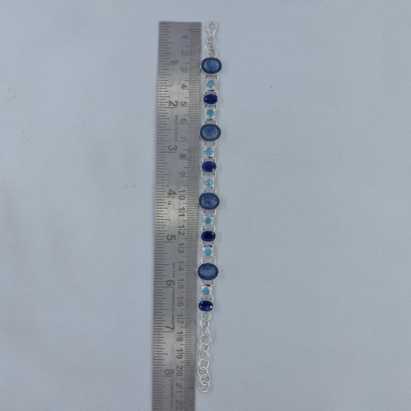 925 Sterling Silver Kyanite Bracelet
