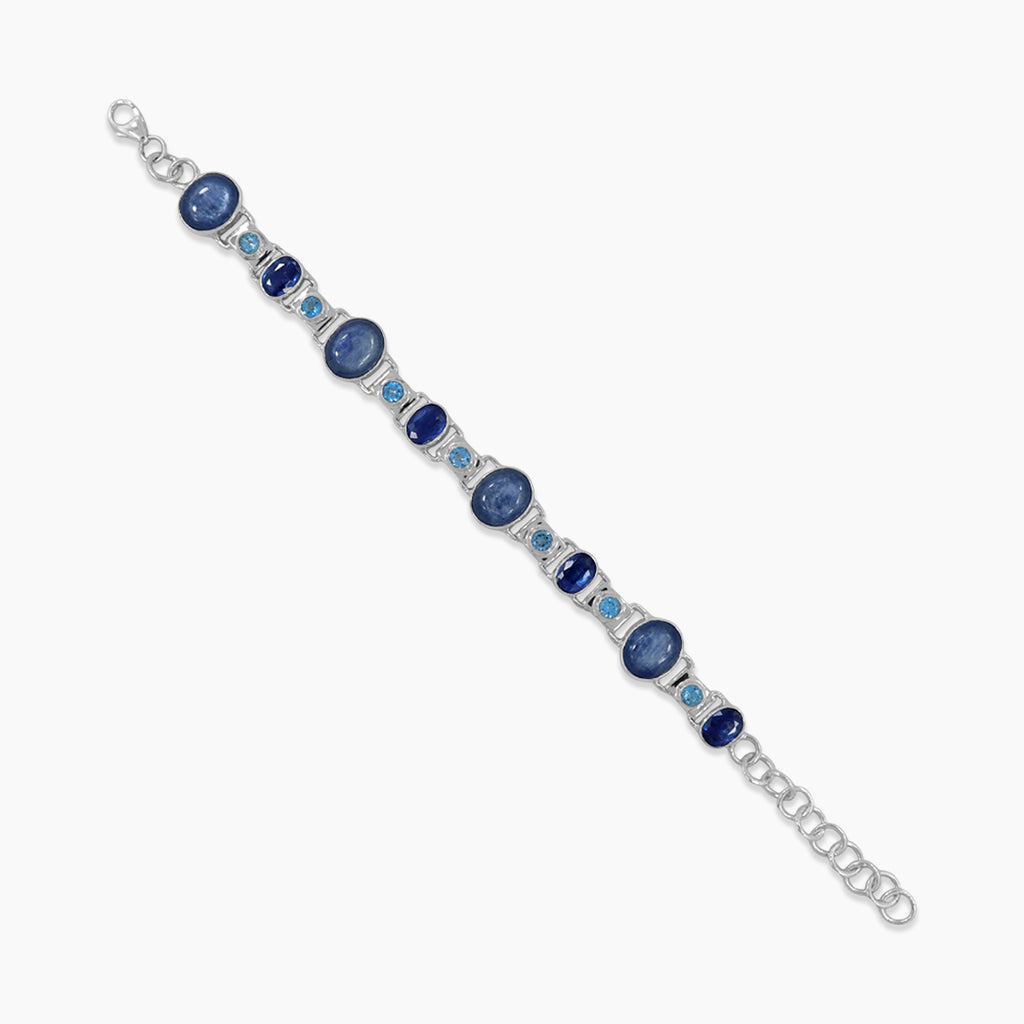 925 Sterling Silver Kyanite Bracelet