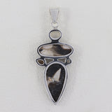 Peanut Wood Jasper 925 Sterling Silver Pendant