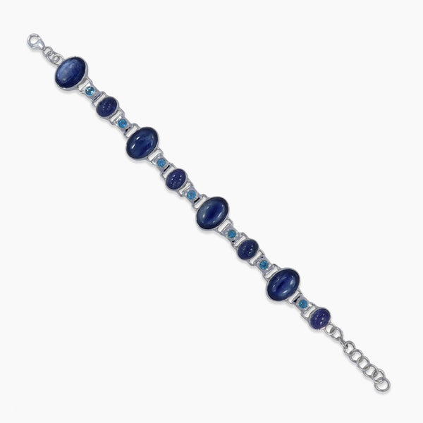 925 Sterling Silver Kyanite Bracelet