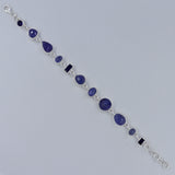 Tanzanite Gemstone Sterling Silver Bracelet