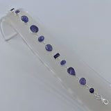 Tanzanite Gemstone Sterling Silver Bracelet