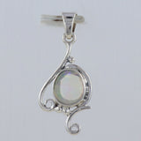 925 Sterling Silver Ethiopian Opal Pendant