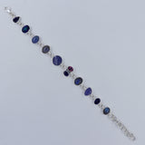 Tanzanite With Multistone Silver Bracelets