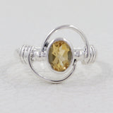 Tourmaline  Silver Ring