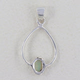 Ethiopian Opal Silver Pendants