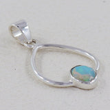 Ethiopian Opal Silver Pendants