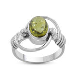 Tourmaline  Silver Ring