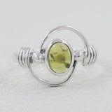 Tourmaline  Silver Ring