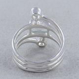 Genuine Iolite Silver Ring