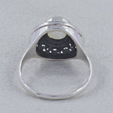 Green Amethyst Designer Silver Rings