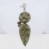 Rainforest Jasper 925 Sterling Silver Pendant