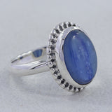 Blue Kyanite Sterling Silver Ring