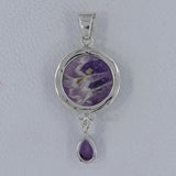 Amethyst Lace 925 Sterling Silver Pendant