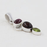 925 Sterling Silver Tourmaline Pendant