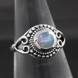925 Sterling Silver Charoite Rings