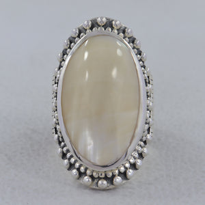 Osmina Mabe Pearl Silver Ring