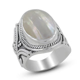 Osmina Mabe Pearl Sterling Silver Designers Ring