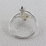 Natural Peridot Silver Ring