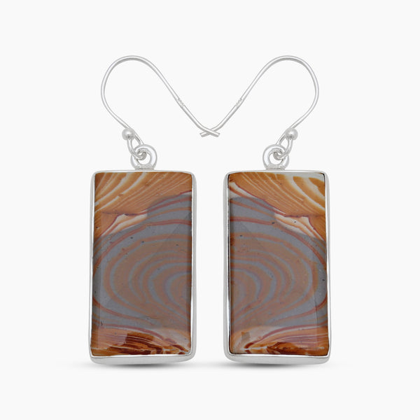Wagul Jasper Silver Earrings