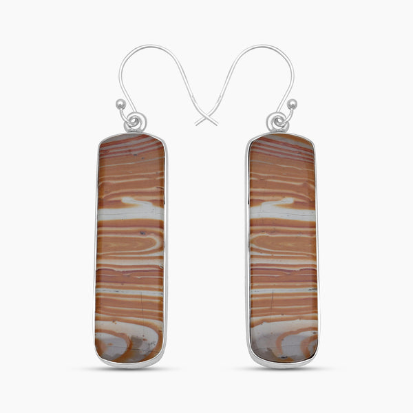 Wagul Jasper Silver Earrings